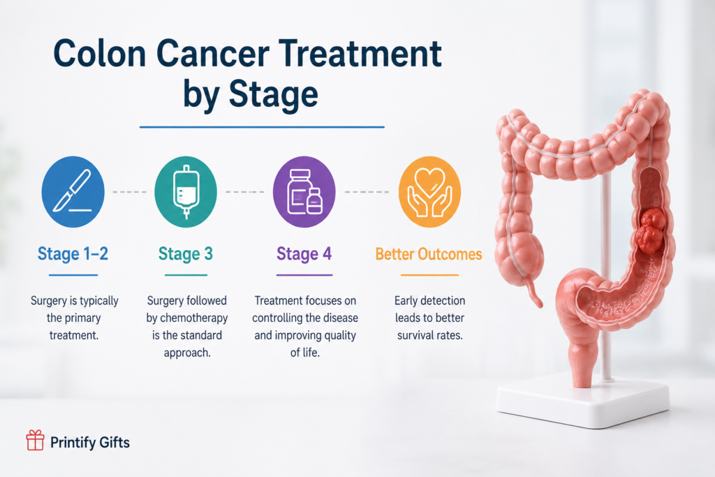 Colon Cancer Treatment Explained: Options, Stages, and Outlook 2 Colon Cancer treatment by stage,defined
