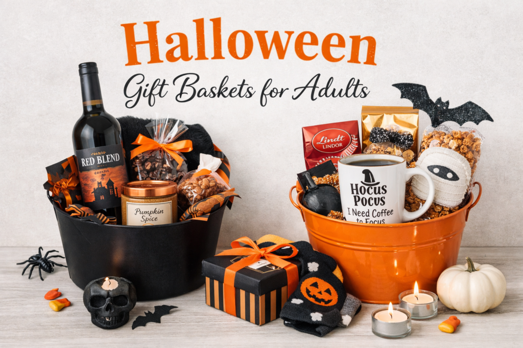 Halloween Gifts Basket for Adults