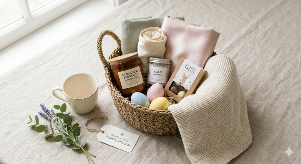 Easter basket ideas with thoughtful Easter gifts for mom