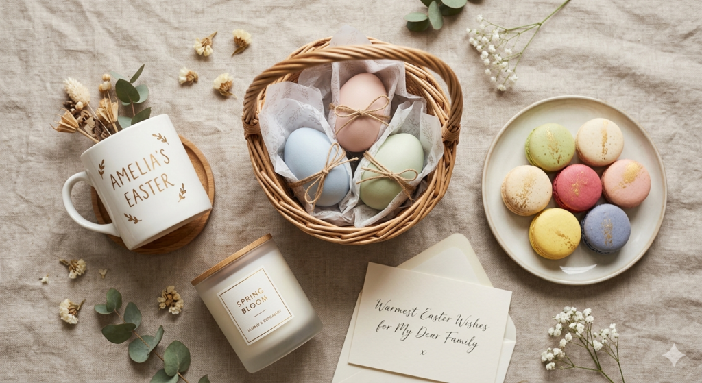 Easter gifts for family celebrating friends as chosen family during Easter