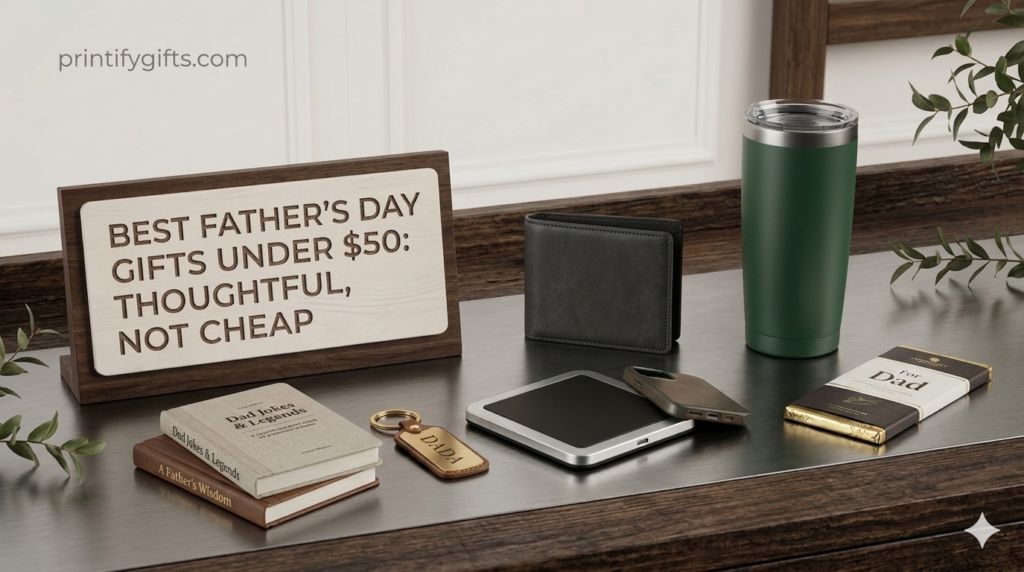 Personalise Father's Day Gifts Under $50 that dads will actually enjoy after having.