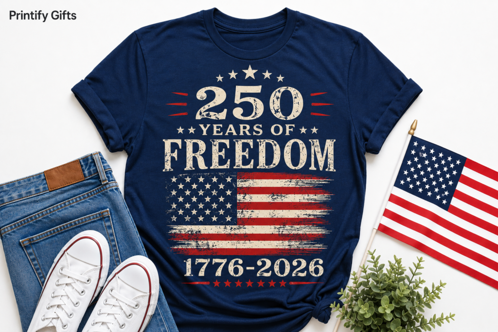 The Biggest Trend of 2026 — The 250th Anniversary 4th of july Shirts for men