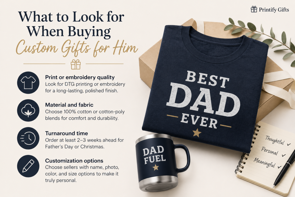The Best Custom Gifts for Him This Holiday Season and Beyond 3 What to Look for When Buying Custom Gifts for Him