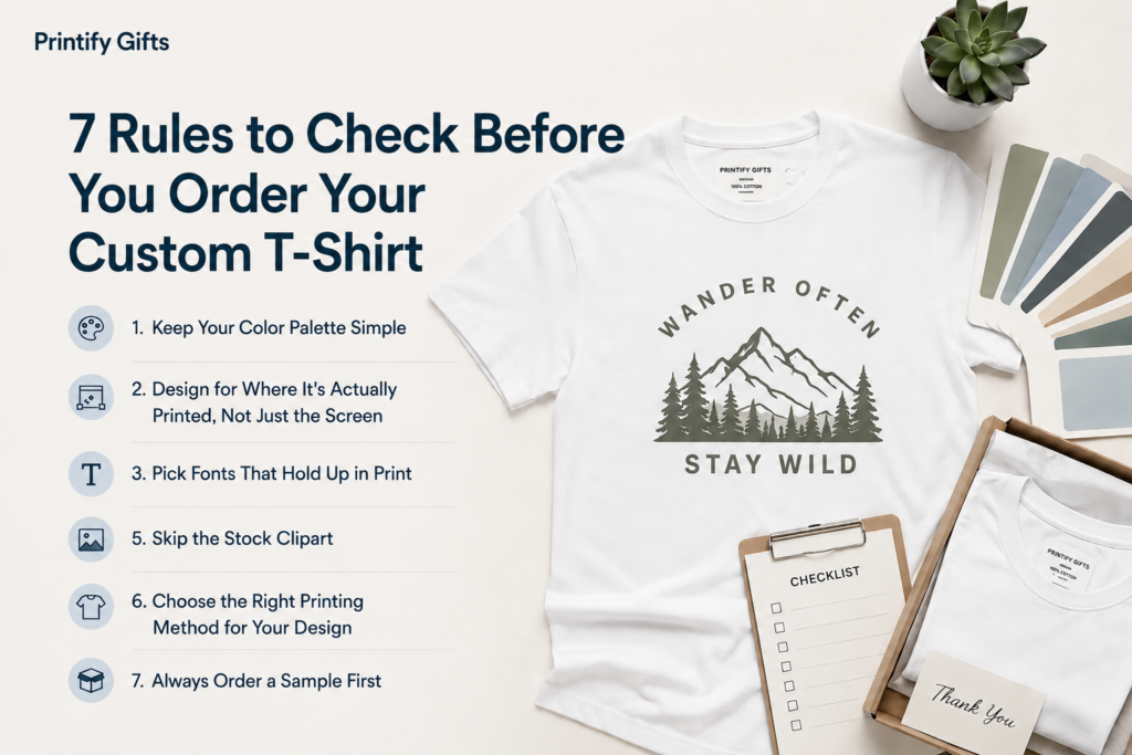 7 Rules to Check Before You Order Your Custom T-Shirt