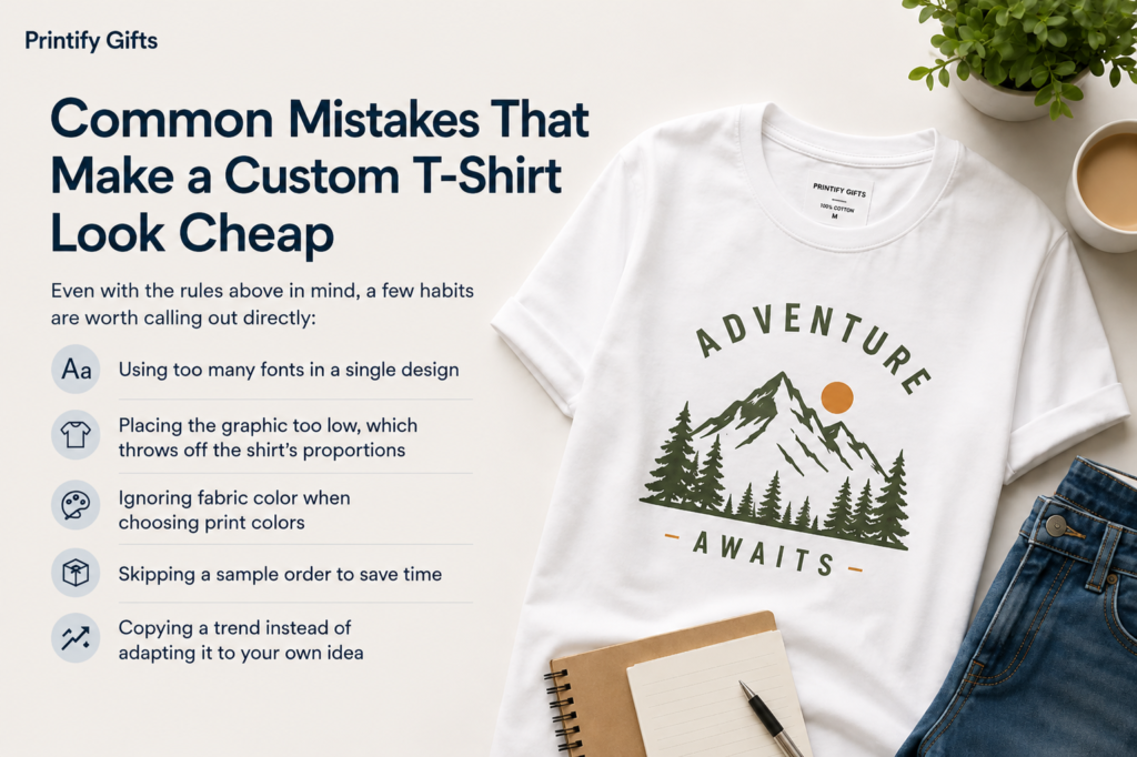 Common Mistakes That Make a Custom T-Shirt Look Cheap
